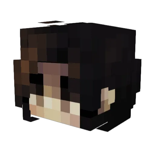 MrsSimply Minecraft avatar head, 3D render