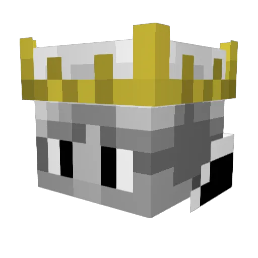 MrsTSI Minecraft avatar head, 3D render