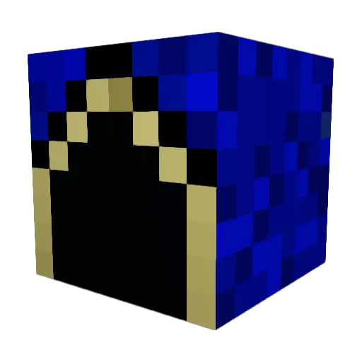 MrsVault Minecraft avatar head, 3D render