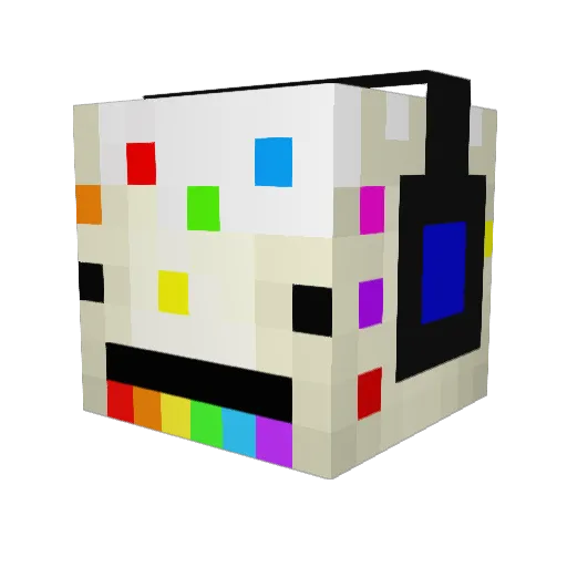 Mrs_Bello Minecraft avatar head, 3D render
