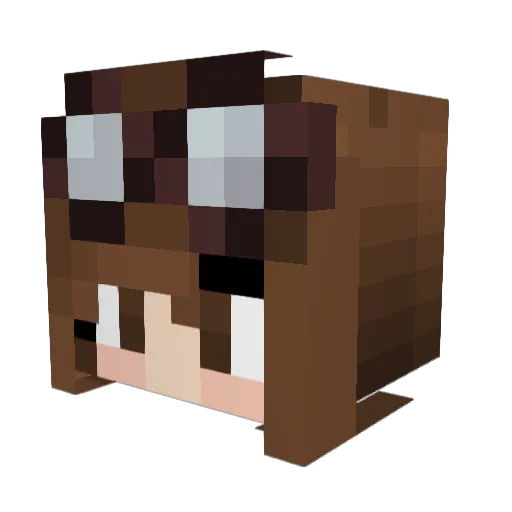Mrs_Davey Minecraft avatar head, 3D render
