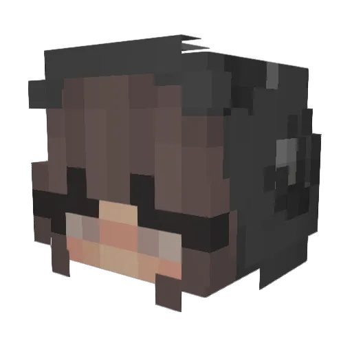 Mrs_Inarious Minecraft avatar head, 3D render