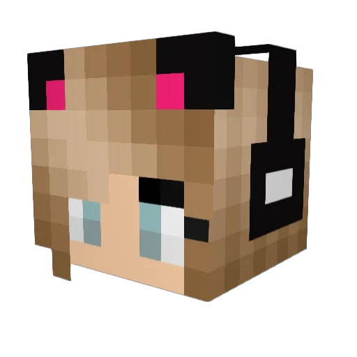 Mrs_M00nLight Minecraft avatar head, 3D render