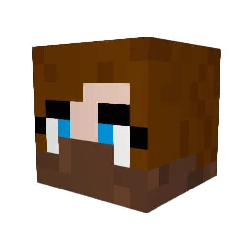 Mrs_parker Minecraft avatar head, 3D render