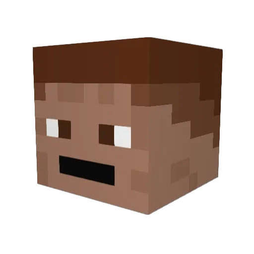 Mrsandman86919 Minecraft avatar head, 3D render