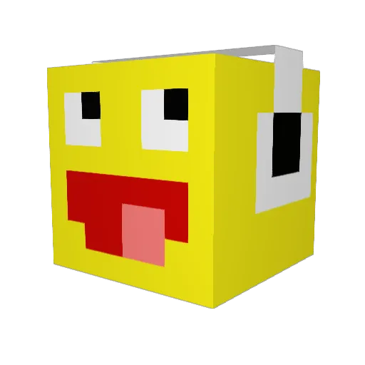 Mrsmilez007 Minecraft avatar head, 3D render