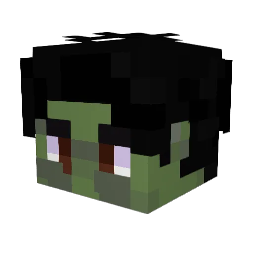 Mrspancake4343 Minecraft avatar head, 3D render