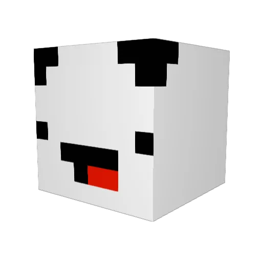 Mrsquare93 Minecraft avatar head, 3D render