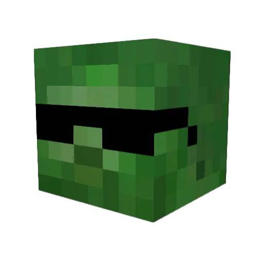 Mrthincrisp Minecraft avatar head, 3D render