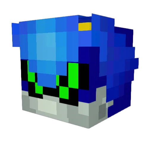 Mrtombstone7 Minecraft avatar head, 3D render