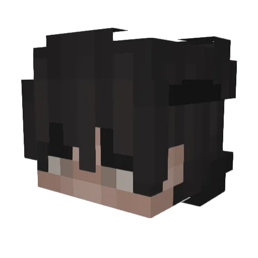 Mrunmay Minecraft avatar head, 3D render