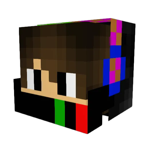 MrutkojadC328 Minecraft avatar head, 3D render