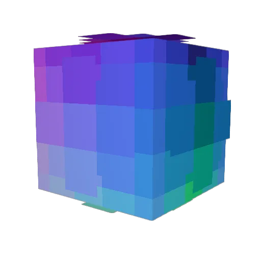 Mrvarberg Minecraft avatar head, 3D render
