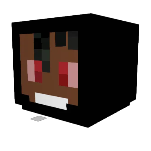 Mrvib3z Minecraft avatar head, 3D render