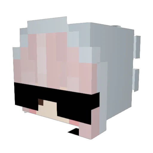MrvicaMC Minecraft avatar head, 3D render