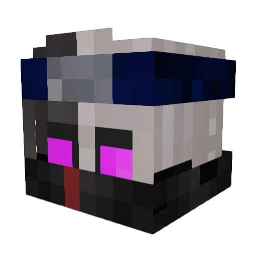 Mrwaffles1612 Minecraft avatar head, 3D render
