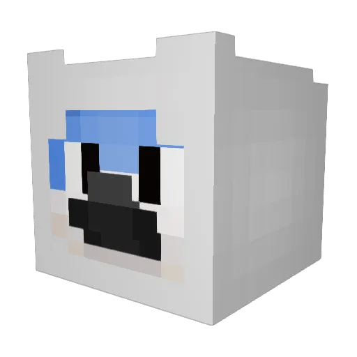 Mrzeus113 Minecraft avatar head, 3D render