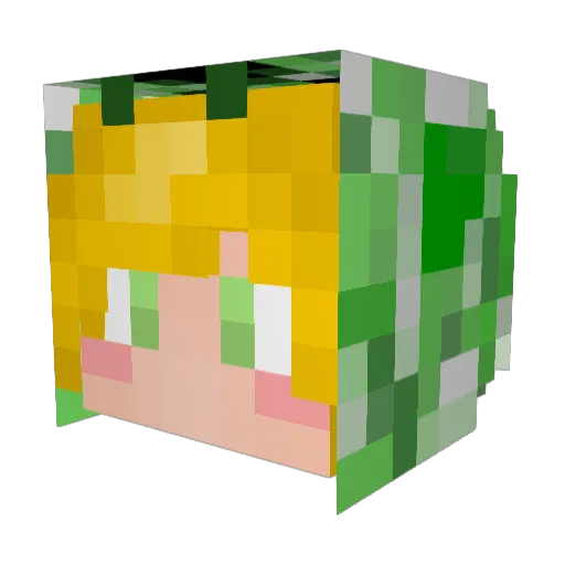 Ms3082 Minecraft avatar head, 3D render