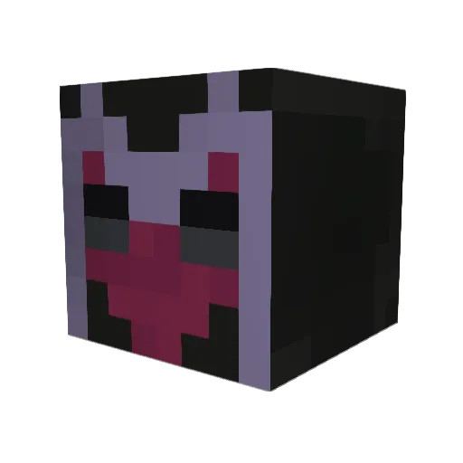 MsCassanova Minecraft avatar head, 3D render