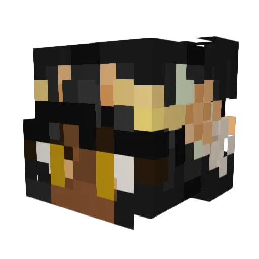 MsGorgeous5 Minecraft avatar head, 3D render