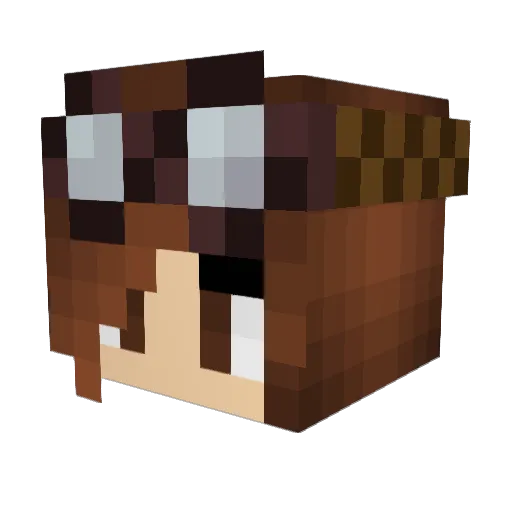 MsJCharles Minecraft avatar head, 3D render