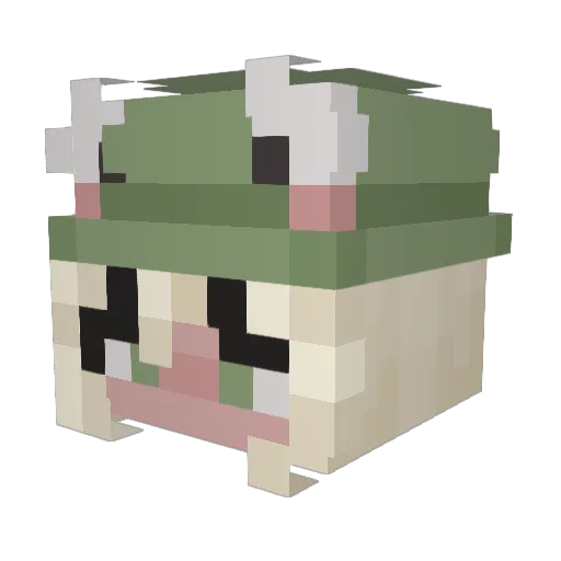 MsJarns Minecraft avatar head, 3D render