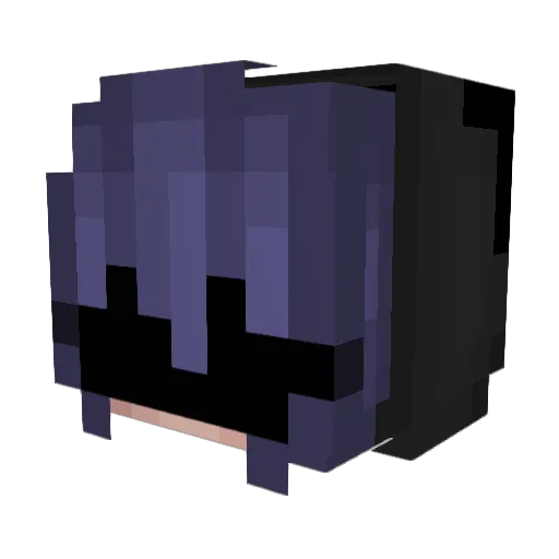 MsMuffin24 Minecraft avatar head, 3D render