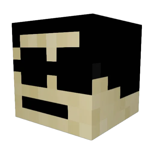 MsN_Medusa Minecraft avatar head, 3D render