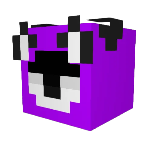 MsQwackers_XD Minecraft avatar head, 3D render