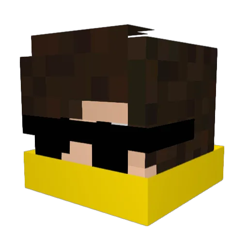 MsRuslann4ik__ Minecraft avatar head, 3D render