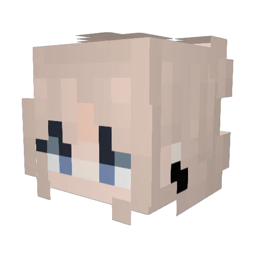 MsSavaaagee Minecraft avatar head, 3D render