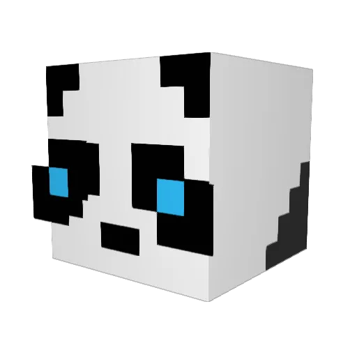 MsSpencer Minecraft avatar head, 3D render