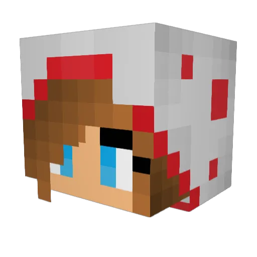 MsSwagalicious Minecraft avatar head, 3D render