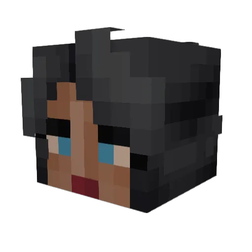Ms_Amesti Minecraft avatar head, 3D render