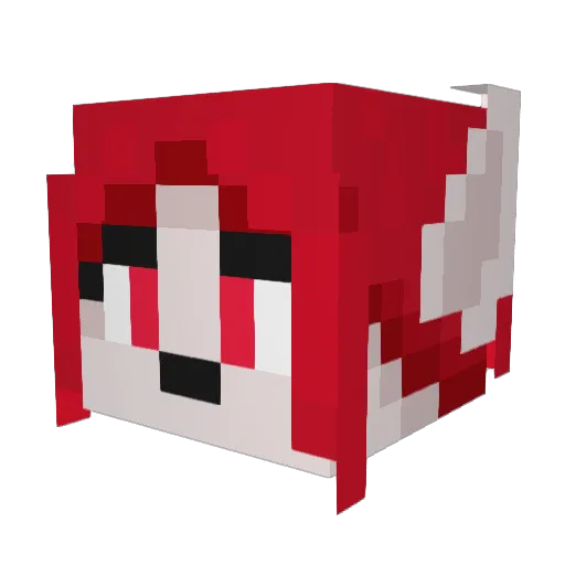 Ms_Maple63 Minecraft avatar head, 3D render