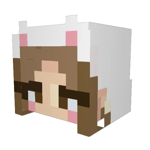 Ms_Scorpion Minecraft avatar head, 3D render
