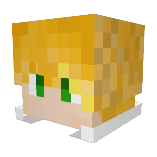 Ms_Steal_Ur_Girl Minecraft avatar head, 3D render
