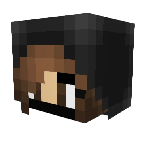 Mseven369 Minecraft avatar head, 3D render