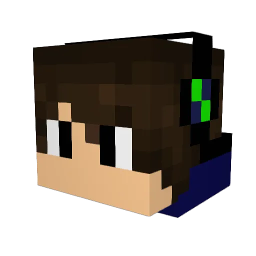 Msh4re_KSA Minecraft avatar head, 3D render