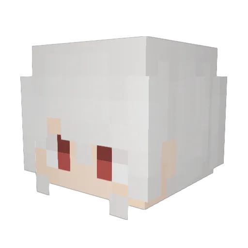 Mshun419 Minecraft avatar head, 3D render
