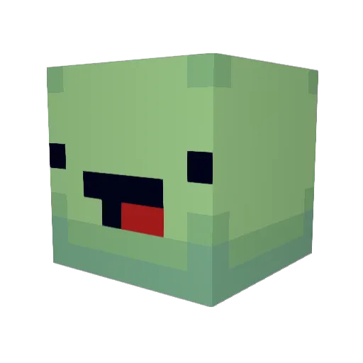 Msiexe Minecraft avatar head, 3D render