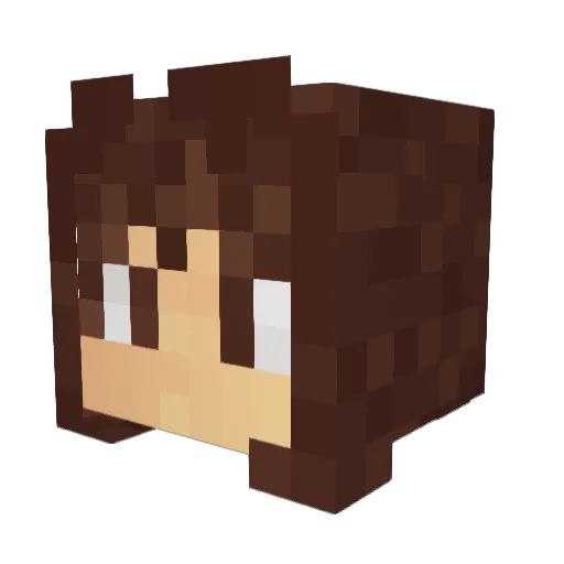 Mskull2 Minecraft avatar head, 3D render