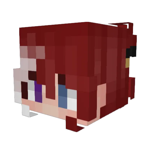 MssCamz Minecraft avatar head, 3D render