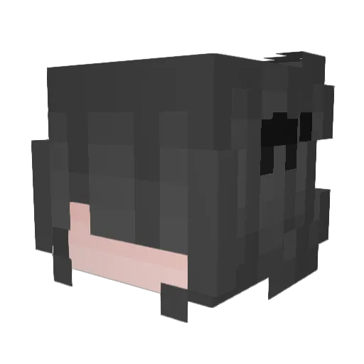 MssSnorlax Minecraft avatar head, 3D render