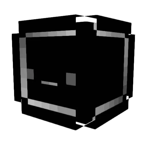 Mssqwr Minecraft avatar head, 3D render