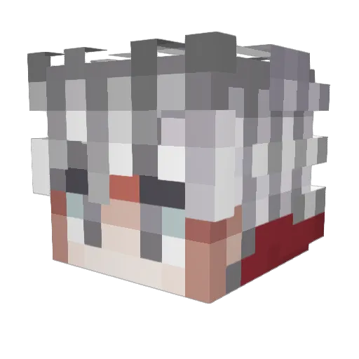 Mst_SkyFire72 Minecraft avatar head, 3D render