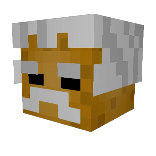 MstrKenobi Minecraft avatar head, 3D render