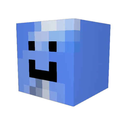 MtFouji Minecraft avatar head, 3D render