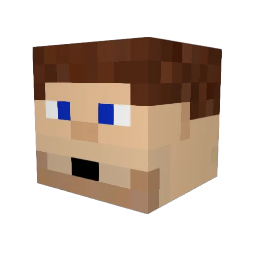 MtM9291 Minecraft avatar head, 3D render
