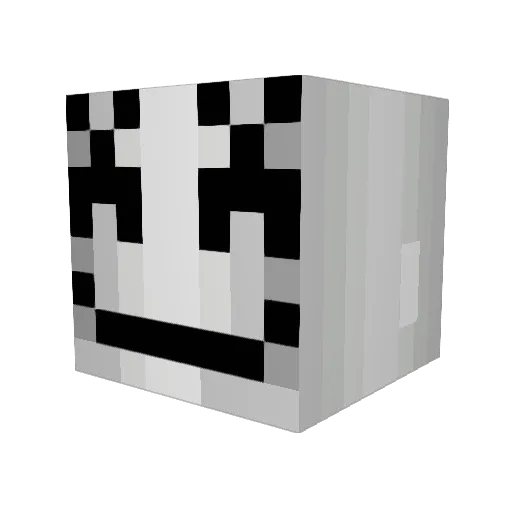 Mt_Bedhead Minecraft avatar head, 3D render